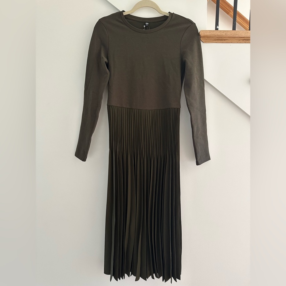 Uniqlo Midi Combination Dress